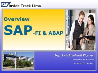 Overview SAP -FI & ABAP Ing.  Luis Lombardi Pizarro  Consultor SAP & ABAP TARAPOTO - PERU   