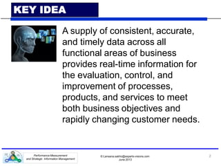PERFORMANCE & STRATEGIC INFORMATION MANAGEMENT | PDF