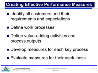 PERFORMANCE & STRATEGIC INFORMATION MANAGEMENT | PDF