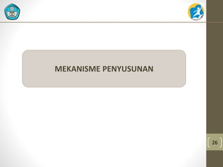 26 
MEKANISME PENYUSUNAN 
 