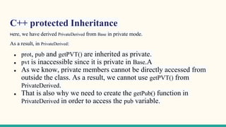 00ps inheritace using c++ | PPTX