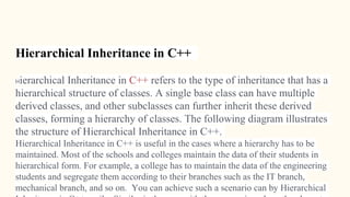 00ps inheritace using c++ | PPTX
