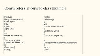 00ps inheritace using c++ | PPTX