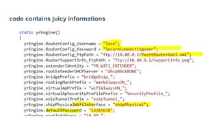 code contains juicy informations
 