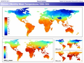 Climate | Monthly Mean Temperatures 1950-1952 
