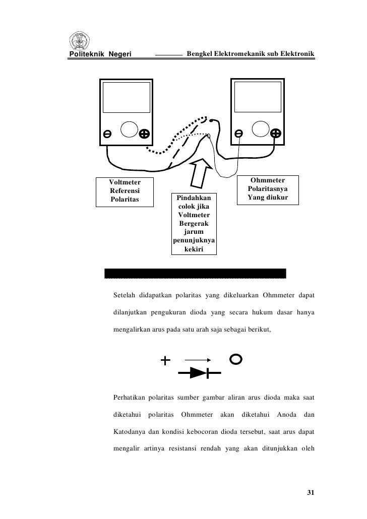 ukur dioda cara zener ps tt elektronik bengkel