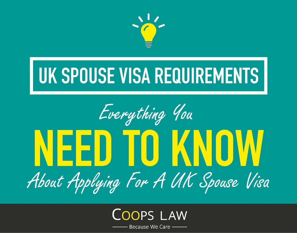 Spouse Visa UK Requirements 2017