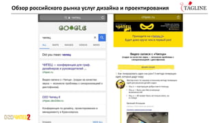 Обзор российского рынка услуг дизайна и проектирования
 