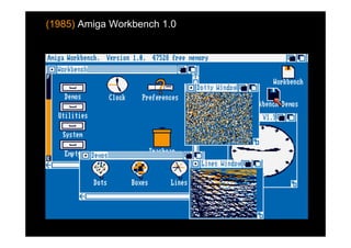 (1985) Amiga Workbench 1.0
 