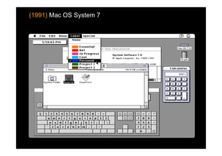 (1991) Mac OS System 7
 