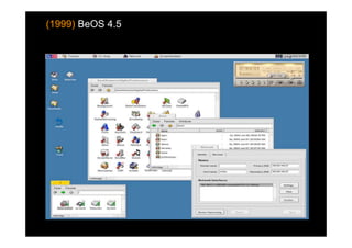 (1999) BeOS 4.5
 