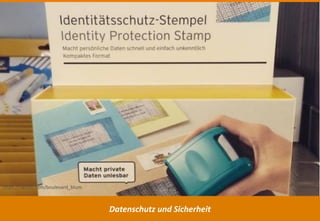 https://twitter.com/boulevard_blum
Datenschutz und Sicherheit
 
