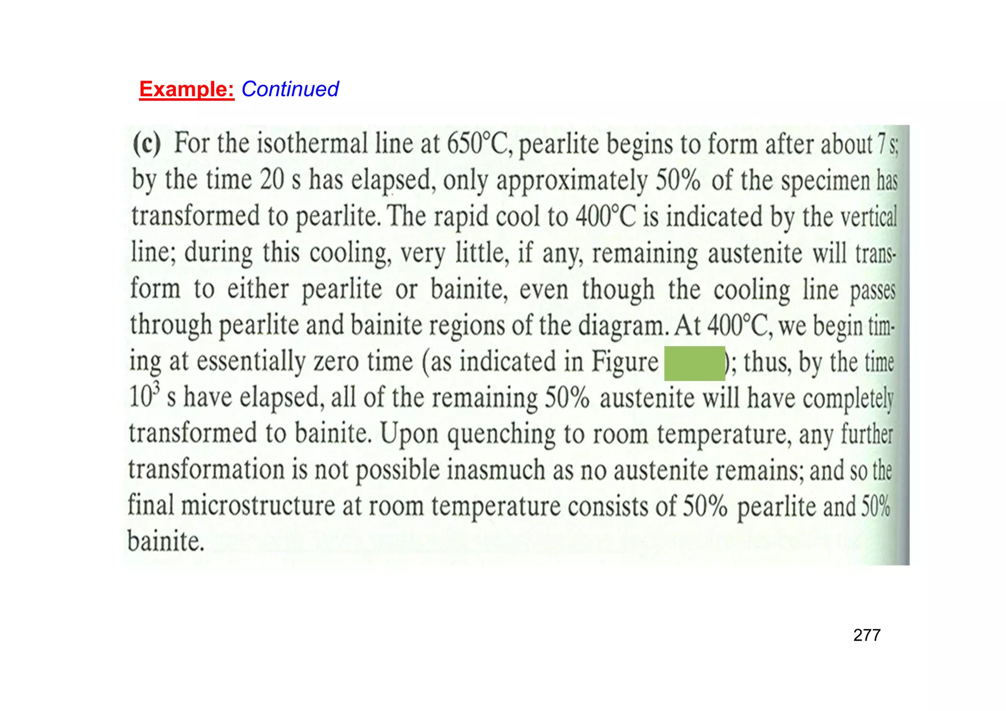 277
Example: Continued
 