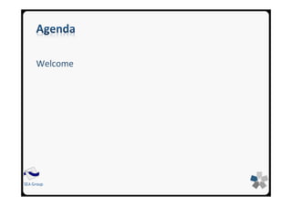 SEA GroupSEA Group
Welcome
 