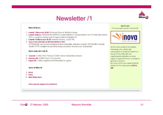 Newsletter /1




Club   27 febbraio 2009        Massimo Brembilla   11
 