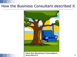 How the Business Consultant described it
9
 