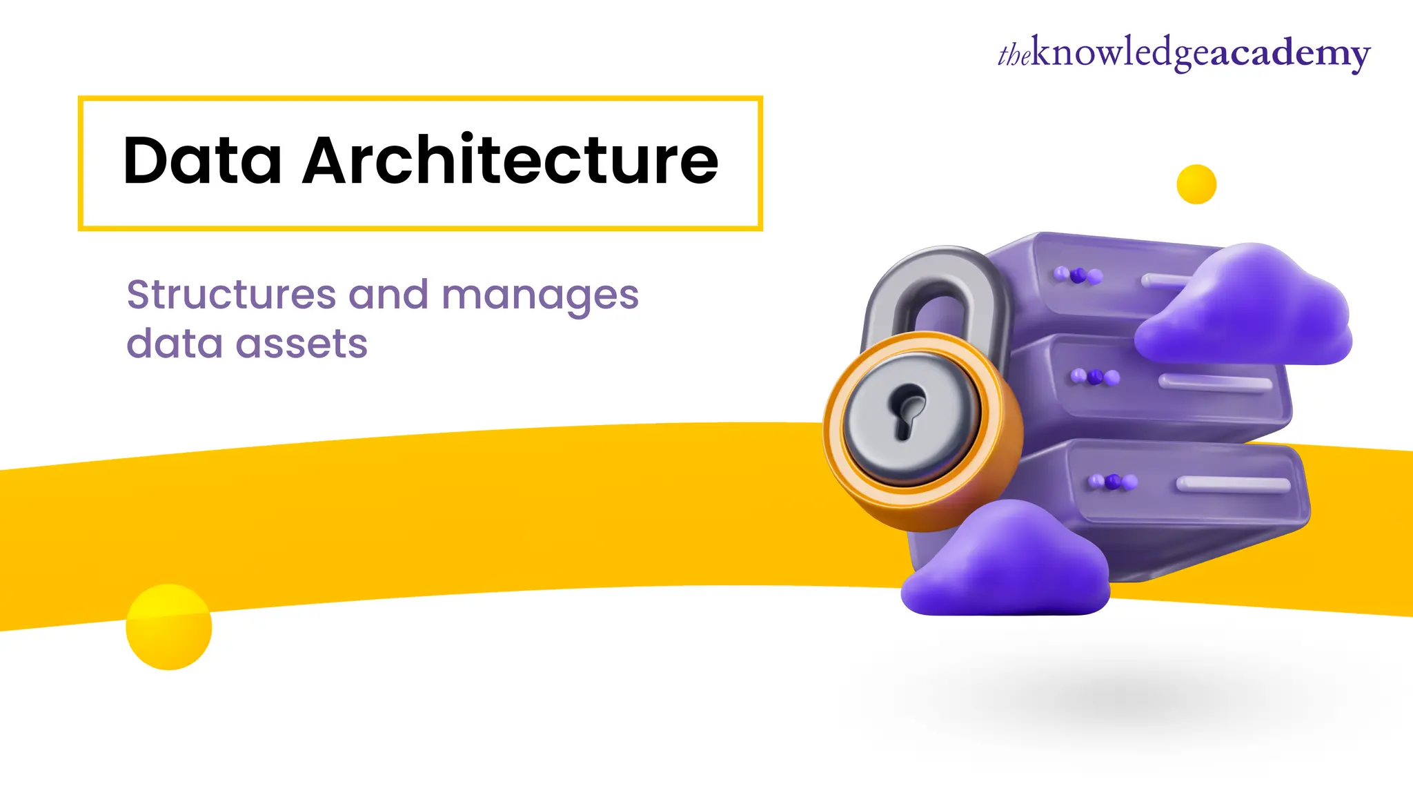 Data Architecture
Structures and manages
data assets