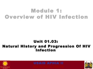 01.03 natural progression of hiv infection gsn