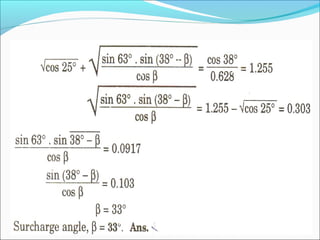 Geo Technical Engineering (computing lateral earth pressure)