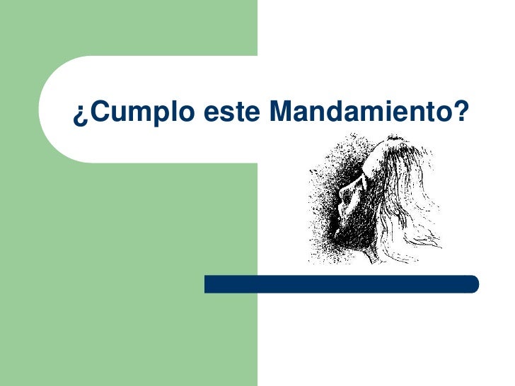 PRIMER MANDAMIENTO