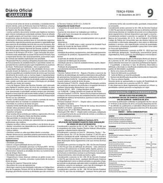 • Licença inicial: antes de iniciar as atividades, o estabelecimento
deverá solicitar, junto ao Protocolo Geral da Prefeitura, a licença
de funcionamento da Vigilância Sanitária e a abertura do Livro
de Registro das Receitas Aviadas.
• Licença sanitária: documento emitido pela Vigilância Sanitária
após vistoria realizada por autoridade sanitária. Deve ser afixada
em quadro próprio, em local bem visível ao público e renovada
anualmente, antes do término da validade.
• Solicitação de licença sanitária deve vir instruída dos seguintes
documentos:cópiadedocumentosqueatestemacapacidadelegal
para exercício de atividades técnicas dos recursos humanos, dos
contratos de serviços terceirizados, do contrato social registrado
na JUCESP e do Cadastro Nacional de Pessoas Jurídicas – CNPJ,
além do formulário Informações emVigilância Sanitária constante
do anexo XI da Portaria CVS-4/2011, cujas instruções de preen-
chimento estão detalhadas no anexo XII da mesma Portaria. Para
o responsável técnico não-sócio/proprietário, acrescentar cópia
de contrato de trabalho explicitando esta atividade.
•ResponsávelTécnico:presençaobrigatóriadurantetodoohorário
de funcionamento do estabelecimento. É permitido manter res-
ponsável técnico substituto para suprir impedimento ou ausência
do titular. Profissionais habilitados: ótico e optometrista.
• Capacidade legal para exercício das atividades técnicas: com-
provada através de diploma ou certificado na área de ótica/op-
tometria expedido por estabelecimento de ensino que funcione
oficialmente de acordo com as normas legais e regulamentares
vigentesnoPaísouemórgãoscompetentesprevistosnalegislação
básica de ensino. Dependendo da atividade, poderá ser requisi-
tada a grade curricular para constatar a formação em atividade
específica (ex: lentes de contato).
• Livro de Registro Diário das Receitas Aviadas: será rubricado
pela Vigilância Sanitária antes do início das atividades ou para
abertura de novo livro. Deve permanecer no estabelecimento
e ser apresentado à autoridade sanitária sempre que solicitado.
Registra a transcrição de cada receita médica aviada, a substituição
de responsabilidade técnica e a assinatura diária do Responsável
Técnico ou seu substituto.
• Lentes confeccionadas em outro local: o contrato do serviço
terceirizado deve ser mantido no estabelecimento.
• Permitido no comércio de lentes de grau:
• Substituir lentes danificadas de grau idêntico sem receita médica
• Vender vidros protetores sem grau
• Executar consertos nas armações das lentes
• Substituir armações
• Aviar receitas óticas emitidas por médicos, registrando a fórmula
ótica no Livro de Registro Diário das Receitas aviadas
• Não permitido no comércio de lentes de grau:
• Aviar receitas óticas emitidas por optometristas ou quaisquer
profissionais não-médicos
• Adaptar, escolher, indicar ou aconselhar o uso de lentes de grau
• Manter consultório nas dependências do estabelecimento ou
servir de acesso a consultórios
• Indicar médico
• Distribuir cartões ou vales que dêem direito a consultas
• Manter câmara escura, aparelhos próprios para exame dos olhos
ou cartazes e anúncios com oferecimento de exame da vista no
estabelecimento.
Optometristas
• Atividades permitidas:
• Exercer a responsabilidade técnica em óticas
• Desenvolver as atividades previstas na Portaria-MTE- 397/02,
que não extrapolam a previsão legal, em estabelecimento próprio
• Desenvolver somente as atividades de ótico no Comércio Vare-
jista de Artigos Óticos
• Atividades não permitidas:
• Diagnosticar e tratar doenças relativas ao globo ocular, sob
qualquer forma – exames, consultas e prescrições de óculos e
lentes de grau
• Decisão do Superior Tribunal de Justiça:
• Reconhece do curso de optometrista
• Restringe o exercício das atividades indicadas no Código Brasi-
leiro de Ocupações, Portaria 397/02 do Ministério do Trabalho e
Emprego, permitindo somente as atividades que não contrariem
os Decretos Federais 20.931/32 e 24.492/34
Campanhas de Saúde Visual
• Campanhas de saúde devem ter aprovação prévia daVigilância
Sanitária
• Exames de vista devem ser realizados por médicos
• Não pode haver vinculação da campanha com óticas
Infrações sanitárias
Serão punidas, alternativa ou cumulativamente com as penali-
dades de:
. Advertência
. Multa de 10 a 10.000 vezes o valor nominal da Unidade Fiscal
vigente do Estado de São Paulo (UFESP)
. Apreensão de produtos, equipamentos, utensílios e equipa-
mentos
.Interdiçãodeprodutos,equipamentos,utensílioseequipamentos
. Inutilização de produtos, equipamentos, utensílios e equipa-
mentos
. Suspensão de vendas de produto
. Suspensão de fabricação de produto
. Interdição parcial ou total do estabelecimento, seções, depen-
dências e veículos
. Proibição de propaganda
. Cancelamento da licença de funcionamento do estabelecimento
Referência
• Decreto Federal 20.931/32 – Regula e fiscaliza o exercício da
medicina, da odontologia, da medicina veterinária e das profissões
de optometrista, farmacêutico, parteira e enfermeira no Brasil
•DecretoFederal24.492/34–InstruçõessobreoDecreto20.931/32
na parte relativa à venda de lentes de grau
• Decreto Federal 77.052/76 – dispõe sobre a fiscalização sanitária
das condições de exercício de profissões e ocupações técnicas e
auxiliares relacionadas diretamente com a saúde
• Portaria 397/02 – MTE – Código Brasileiro de Ocupações
• Lei 10.083/98 – Código Sanitário do Estado de São Paulo
• Decreto Estadual 12.479/78 – NormaTécnica Especial relativa às
condições de funcionamento dos estabelecimentos sob respon-
sabilidade de médicos, farmacêuticos, químicos e outros titulares
de profissões afins
• Portaria Estadual CVS-4/11 – Dispõe sobre o sistema estadual
de vigilância sanitária
• Parecer e Voto do Superior Tribunal de Justiça: documentos
9282947 e 4159705 - optometria
• Parecer Cons. Nº127/06-PROC/ANVISA/MS - optometria
• Resolução CFM-1965/11 - Dispõe sobre a indicação, a adaptação
e o acompanhamento do uso de lentes de contato, e considera-os
como atos médicos exclusivos.
 
Informe Técnico Vigilância Sanitaria 2015.
APLICAÇÃO DAS NORMAS VIGENTES PARA ADEQUAÇÃO
DA VENDA DE GELO NO MUNICIPIO.
Considerando o previsto no Art. 23, VIII " in fine " da CF/88,´que
é competência da União, Estados, Distrito Federal e Municipios,
organizar o abastecimento alimentar;
Considerando o previsto no livro XI - Alimentos, Titulos I - Dis-
posições Gerais, Art. 375 do Decreto Estadual 12.342/78, que a
defesa e a proteção da saúde individual e coletiva, no tocante a
alimentos, desde a sua origem até seu consumo será disciplinada
pelas disposições deste regulamento e de suas normas técnicas
especiais;
Considerando o previsto no artigo Art. 390, I do Decreto Estadual
12.342/78 que trata da definição de alimento - toda substancia
ou mistura de substancias no estado sólido, liquido, pastoso, ou
qualquer outra forma adequada, destinada a fornecer ao organis-
mo humano os elementos normais à sua formação, manutenção
e desenvolvimento, nela incluída, portanto o gelo;
Considerando o previsto no Art. 390, XV do Decreto Estadual
12.342/78, que trata do rótulo - qualquer identificação impressa
ou litografada bem como os dizeres pintados ou gravados a fogo,
porpressãooudecalcação,aplicadossobreorecipiente,vasilhame,
envoltório, cartucho ou qualquer outro tipo de embalagem do
alimento ou sobre o que acompanha o continente;
Considerando o previsto no Art. 390, XVI do Decreto Estadual
12.342/78, que trata da embalagem - qualquer forma pela qual
o alimento tenha sido acondicionado, guardado, empacotado
ou envasado;
Considerando ainda o previsto no Art. 396, do Decreto Estadual
12.342/78, quetrata da rotulagem e dizque os alimentos e aditivos
intencionais deverão ser rotulados de acordo com as disposições
deste regulamento e demais dispositivos que regem o assunto ;
Considerando tambem o previsto no capítulo III - Dos Direitos
Básicos do Consumidor, Art. 6º, III , da Lei Federal nº 8.078/90,
Codigo de Defesa do Consumidor que são direitos básicos do
consumidor a informação adequada e clara sobre os diferentes
produtos e serviços, com especificação correta de quantidade,
caracteristícas, composição, qualidade e preço bem como sobre
os riscos que apresentem;
Considerando finalmente o previsto na NTA 74 - GELO que traz
sua definição, designação, classificação, caracteristicas gerais,
organolépticas, fisicas, quimicas, microbiológicas e microscópicas ;
DECIDE:
Para a comercialização de gelo no Municipio devera ser observa-
do o previsto no Art. 397 do Decreto Estadual nº 12.342/78. Os
rótulos deverão mencionar em caracteres perfeitamente legíveis :
I - A qualidade, a natureza e o tipo de alimento, observados a
definição, a descrição e a classificação estabelecida no respectivo
padrão de identidade e qualidade;
II - Nome e/ou marca do alimento;
III - Nome do fabricante ou produtor;
IV - Sede da fábrica ou local de produção;
V - Número de identificação da partida, lote ou data de fabricação;
VI - Peso ou volume líquido.
Deverão ainda ser apresentados os Laudos de Potabilidade do
produto de acordo com o previsto na NTA 74 - GELO.
A não observancia deste regulamento acarretará ao infrator as
penalidades cabíveis previstas na legislação em vigor.
COORDENAÇÃO GOVERNAMENTAL
REPUBLICADO POR INCORREÇÃO
CALENDÁRIO OFICIAL DE EVENTOS E DATAS COMEMORATI-
VAS DE GUARUJÁ - EXERCÍCIO DE 2016
Com fulcro às atribuições conferidas no parágrafo II do Art. I da Lei
nº. 4164 de 22 de outubro de 2014, consoante dispositivo do Art.
7º da referida Lei, publicamos o Calendário Oficial de Eventos e
datas comemorativas de Guarujá para o exercício 2016, de acordo
com anexos da respectiva lei .
ANEXO I – DATAS COMEMORATIVAS
DATAS COMEMORATIVAS DIAS
JANEIRO
Dia Mundial de Combate a Prevenção de Hanseníase 29
Dia Municipal de Combate ao Diabetes 19
Dia de Combate a Intolerância Religiosa 21
Dia do |Controle da Poluição por Agrotóxicos 11
FEVEREIRO
Aniversário pela Conquista do Voto Feminino no Brasil 24
Dia do Agente de Defesa Ambiental 06
MARÇO
Dia Mundial de Combate a Tuberculose – Dia“T” 24
Dia do Artesão 19
ABRIL
Dia do Menor Patrulheiro do Guarujá 28
Dia da Consciência Jovem Último Domingo
Dia do Distrito de Vicente de Carvalho 05
Semana Municipal der Combate ao Colesterol Semana do dia 23
Dia Nacional da Mulher 30
Dia dos Jovens 13
Dia Internacional do Jovem Trabalhador 24
Dia Mundial da Saúde 07
Dia do Planeta Terra 22
MAIO
Dia de Buscar e da Defesa da Criança, Adolescente e Adulto
Desaparecido
25
Dia Internacional de Brincar 31
Dia do Assistente Social 15
Dia Internacional Contra a Homofobia 17
Dia da Juventude 23
Dia Nacional da Mata Atlântica 27
TERÇA-FEIRA
1º de dezembro de 2015
9GUARUJÁ
Diário Oficial
 