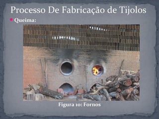 Processo De Fabricação de Tijolos
 Queima:




            Figura 10: Fornos
 
