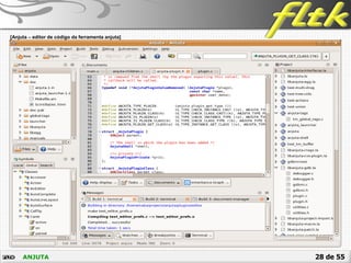 28 de 55ANJUTA
 [Anjuta – editor de código da ferramenta anjuta]
 