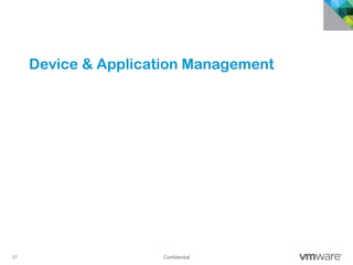 27 Confidential
Device & Application Management
 