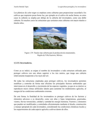 Agricultura Protegida en México - 01 La agricultura protegida y los invernaderos