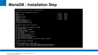 Introduction to MariaDB | PDF