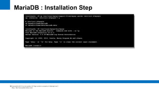 Mariadb Examplec Introduction to MariaDB | PDF