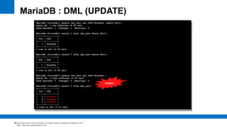 Mariadb Examplec Introduction to MariaDB | PDF