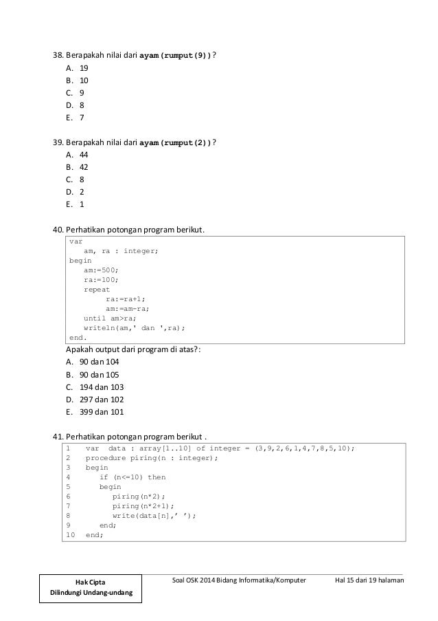 01 Soal Osk Komputer 2014
