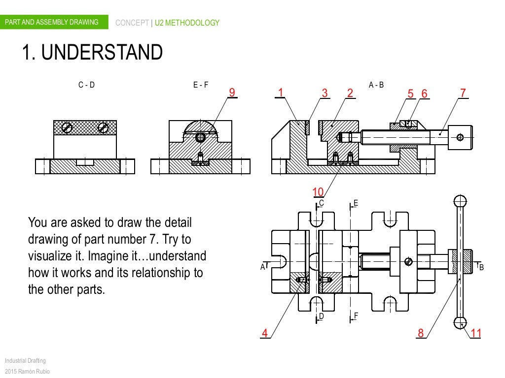 01 Part and assembly drawing