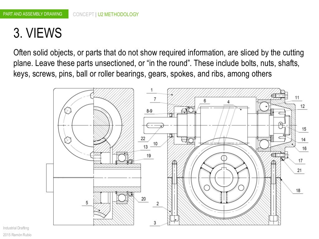 01 Part and assembly drawing