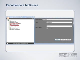 Escolhendo a biblioteca
 