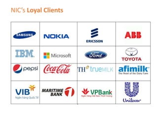 NIC’s Loyal Clients 
 