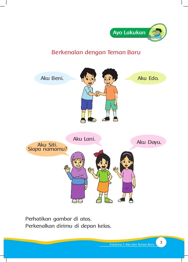 Buku Tematik Kurikulum 2013