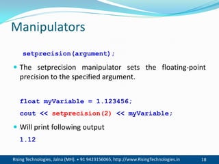 01. introduction to C++ | PDF