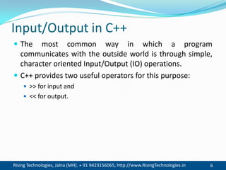01. introduction to C++ | PDF