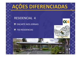 RESIDENCIAL 4
ENCARTE NOS JORNAIS
750 RESIDENCIAS
 
