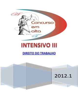 2012.1
DIREITO DO TRABALHO
 