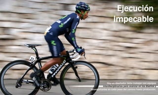 Ejecución
impecable
Hoy un diseñador debe trabajar con equipos
interdisciplinarios para avanzar en los diseños y
acompañarlos en cada paso del camino hasta producción.
 