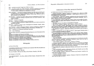 226 Formes urbaines : de l'îlot à la barre
1928 — participe au premier Congrès des CIAM à La Sarraz.
1929 — deuxième Congrès des CIAM à Francfort, exposition comparative des types de
logements réalisés et projetés par les architectes du mouvement moderne,
— cycle de quatre conférences sur l'urbanisme en U.R.S.S.
1930 I e r décembre — à la suite de la montée du nazisme, Ernst May part en U.R.S.S. avec
21 collaborateurs des services techniques de Francfort. La « brigade Ernst May »
établit des projets pour Magnitogorsk, Stalinsk, Nischni-Tagil, Antostroj et pour le
plan d'extension du Grand Moscou.
1934 décembre — à la fin de son contrat, après le retour de l'académisme en U.R.S.S. et à
la suite des difficultés techniques rencontrées dans son travail d'architecte, May
émigré en Afrique.
1934-1937 — fermier au Tanganyka.
1937-1944 — réalisations de quelques travaux d'architecture,
— interné en Afrique du Sud par les Anglais pendant deux ans et demi en raison de sa
nationalité allemande.
1944-1954 — architecte à Nairobi, plans d'aménagement de Kampala, Uganda, réalisa-
tions d'écoles, musées, etc.
1954 1e r janvier — retour en Allemagne Fédérale, architecte à Hambourg, réalisation de
logements, plans d'extension de Hambourg-Altona, Bremerhauen, Wiesbaden, etc..
1957 — professeur à la Technische Hochschule Darmstadt.
1970 — mort à Hambourg.
Docteur honoris causa de la Technische Hochschule Hannover et de l'Université de Frei-
burg.
Membre de l'Académie des Beaux-Arts de Berlin.
Membre de l'Académie libre des Beaux-Arts de Hambourg.
Membre de l'Académie d'urbanisme et de planification (Stàdtebau und Landes Planung).
Président de l'Association allemande pour le logement et l'urbanisme (Deutschen Verban-
des fur Wohnungswesen, Stàdtebau und Raumplanung).
Membre correspondant du British Town Planning Institute.
Membre correspondant du Royal Institute of British Architects (R.I.B.A.).
Bibliographie
a) Écrits d'Ernst May
L'essentiel de ses théories et de ses réalisations pour la période 1920-1930 a été publié sous
forme d'articles dans les revues :
Schlesische Heim, Breslau, 1920-1924.
Das neue Frankfurt, édité par Ernst May et Fritz Wichert, Francfort, 1925-1930.
b) Ouvrages sur Emst May
Justus BUEKSCHMITT : Ernst May, préface de Walter Gropius, Alexander Koch, Stut-
tgart, 1963.
Biographies, bibliographies et documents annexes 227
Collaborateurs d'Ernst May (période de Francfort)
a) Collaborateurs des services techniques de la ville :
— Wolfgang BANGERT, ingénieur, travaille sur l'urbanisme de la vallée de la Nidda
(Siedlungen Praunheim, Rômerstadt, Westhausen...) ; après la guerre, directeur des servi-
ces techniques de la ville de Kassel.
— Herbert BÔHM ; collaborateur à Breslau, il participe entre autre au concours de 1921,
puis à Francfort, travaille sur le plan d'urbanisme des principaux Siedlungen ; après la
guerre, directeur de la construction à Francfort.
— Anton BRENNER, architecte (1896-1957), études à Vienne, puis travaille à la munici-
palité de Francfort de 1926 à 1929. Professeur au Bauhaus de 1929 à 1930. Retourne à
Vienne en 1930.
— BROMME, directeur des jardins à la nlunicipalité de Francfort.
— Max CETTO, architecte, ingénieur. Après la guerre, architecte à Mexico.
— Martin ELSÀSSER (Tubingen, 1884-Stuttgart, 1957), études à Stuttgart et à Munich,
1920 : professeur à Stuttgart et Cologne, Stadtbau Director (directeur des constructions) à
Francfort de 1925 à 1933, émigré aux U.S.A., après la guerre, professeur à Munich (1947).
— Max FRÛHAUF, ingénieur, collaborateur à Breslau, puis Francfort, part avec May en
U.R.S.S.
— Werner HEBEBRAND, part avec May en U.R.S.S. ; après la guerre, directeur princi- •
pal de la construction à Hambourg, professeur.
— Bernhard HERMKES, architecte (Trêves, 1903/?), études à Munich, Berlin, Stuttgart,
assistant d'Ernst May en 1926 et 1927, réalise les Siedlungen Adicksallee et Plattenstrasse
pour la société Berufstâtiger Frauen, en tant qu'architecte privé, il participe à l'étude de la
cité-jardin Goldstein.
— Erich KAUFMANN.
—• Eugen KAUFMANN, architecte, travaille principalement sur l'architecture et la réali-
sation des bâtiments Siedlungen: Westhausen, Praunheim, Hôchst ; part avec May en
U.R.S.S. ; après la guerre, architecte à Londres.
— Walter KÔRTE, ingénieur, après la guerre, architecte à Freiburg.
— Ferdinand KRAMER, ingénieur (né en 1899), participa à la construction du Siedlung
Westhausen, réalise la construction des bâtiments de l'Université de Francfort (1930),
travaille avec Mart Stam sur la « maison des vieux », émigré aux U.S.A. en 1933. Après la
guerre, directeur des constructions de l'Université de Francfort.
— Walter KRAATZ, architecte, collaborateur à Breslau, puis Francfort. Part avec May en
U.R.S.S.
— Hans LEISTIKOW, graphiste, collaborateur à Breslau, puis Francfort, part avec May
en U.R.S.S. Après la guerre, professeur à Kassel.
— Albert LÔCHER, architecte, collaborateur à Breslau, puis Francfort, travaille sur les
écoles. Part avec May en U.R.S.S.
— Rudolph LODDERS, architecte.
— Erich MAUTHNER, architecte, ingénieur. Participe à l'étude de la cité-jardin Gold-
stein. Part avec May en U.R.S.S.
 
