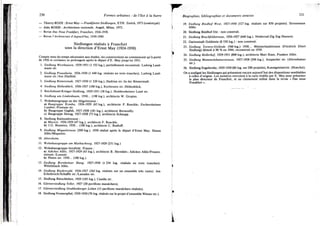230 Formes urbaines : de l'îlot à la barre
— Thierry ROZE .ErnstMay—Frankfurter Siedlungen, E T H . Zurich, 1973 (ronéotypé).
— Aldo ROSSI : Architettura razionale, Angeli, Milan, 1973.
— Revue Das Neue Frankfurl, Francfort, 1926-1930.
— Revue VArchitecture d'Aujourd'hui, 1930-1940.
Siedlungen réalisés à Francfort
sous la direction d'Ernst May (1924-1930)
Compte tenu du temps nécessaire aux études, les constructions ne commencent q u ' à partir
de 1926 et certaines se prolongent après le départ d'E. May jusqu'en 1931.
1. Siedlung Westhausen, 1929-1931 (1 532 log.), partiellement reconstruit. Ludwig Land-
mann str.
2. Siedlung Praunheim, 1926-1930 (1 440 log. réalisés en trois tranches), Ludwig Land-
mann str./Am Ebelfeld.
3. Siedlung Rômerstadt, 1927-1930 (1 220 log.), Hadrian str./in der Rômerstadt.
4. Siedlung Hôhenblick, 1926-1927 (100 log.), Kurhessen str./Hôhenblick.
5. Reichsbund-Krieger-Siedlung, 1929-1931 (38 log.), Heddernheimer Land str.
6. Siedlung am Lindenbaum, 1930... (198 log.), architecte W. Gropius.
7. Wohnhausgruppe an der Hùgelstrasse :
a) Baugruppe Komba, 1926-1929 (65 log.), architecte F. Roeckle; Eschersheimer
Landstr./Fontane str.
b) Baugruppe Gagfah, 1927-1928 (181 log), architecte Bernouilly.
c) Baugruppe Suwag, 1927-1928 (73 log.), architecte Schaupp.
8. Siedlung Raimundstrasse :
a) Mavest, 1926-1929 (47 log.), architecte F. Roeckle.
b) J.G. Beamten, 1930... (100 l o g ) , architecte C. Rudloff.
9. Siedlung Miquelstrasse (200 log.), 1930 réalisé après le départ d'Ernst May. Hansa
Allée/Miquelstr.
10. Altersheim.
11. Wohnhausgruppe am Marbachweg, 1927-1929 (251 log.)
12. Wohnhausgruppe berufstàt. Frauen :
a) Adickes Allée, 1927-1929 (43 log.), architecte B. Hermkès ; Adickes Allée/Frauen-
steinstr./Loenstr.
b) Platen str. 1930... (100 log.).
13. Siedlung Bornheimer Hang, 1927-1930 (1 234 log. réalisés en trois tranches).
Wittelsbach Allée.
14. Siedlung Riederwald, 1926-1927 (262 log. réalisés sur un ensemble très vaste). A m
Erlenbruch/Schaffle str./Lassales str.
15. Siedlung Rutschlehen, 1929 (103 log.), Casella str.
16. Gàrtnersiedlung Teller, 1927 (20 pavillons maraîchers).
17. Gàrtnersiedlung Strahlenberger Lehen (13 pavillons maraîchers réalisés).
18. Siedlung Nonnenpfad, 1929-1930(70 log. réalisés sur le projet d'ensemble Wiener str.).
Biographies, bibliographies et documents annexes l i v
19. Siedlung Riedhof West, 1927-1930 (527 log. réalisés sur 850 projetés). Stresemann
Allée.
20. Siedlung Riedhof Ost : non construit.
21. Siedlung Bruchfeldstrasse, 1926-1927 (640 log.). Niederrad-Zig Zag Hausen).
22. Gartenstadt Goldstein (8 530 log.) : non construit.
23. Siedlung Tornow-Gelànde (560 log.) 1930... Mainzerlandstrasse (Friedrich Ebert
Siedlung) démoli à 90 % en 1944, reconstruit en 1950.
24. Siedlung Hellerhof, 1929-1931 (800 log.), architecte Mart Stam, Franken Allée.
25. Siedlung Mammolshainerstrasse, 1927-1928 (296 log.), Auspacher str. (Altenshainer
str.).
26. Siedlung Engelsruhe, 1929-1930(60 log. sur 200 projetés), Koenigsteinerstr. (Hoechst).
On a souligné les Siedlungen qui présentent encore aujourd'hui des dispositions semblables
à celles d'origine. Les numéros renvoient à la carte établie par E. May pour présenter
le plan directeur de Francfort, et au classement utilisé dans la revue « Das neue
Frankfurt ».
 