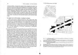 26 Formes urbaines : de l'îlot à la barre
structure urbaine, cela peut être imputé à deux catégories de causes. Les
premières tiennent au degré de développement de la banque et des entre-
prises, au statut de la propriété et au rôle de la bourgeoisie, malgré le
parallélisme qu'on serait tenté d'établir entre deux périodes de construc-
tion du capitalisme industriel de part et d'autre. Il n'y a pas encore en
France d'organisation durable, de concentration stable. Les secondes
viennent de la ville elle-même, ou plutôt du rapport des nouvelles inter-
ventions avec la ville existante, libre association de fragments d'un côté,
et de l'autre, un projet de réinterprétation global, qui se prétend orga-
nique.
Le rapport avec la ville existante : insertion et exclusion
L'îlot est une donnée implicite, héritée de la ville traditionnelle. Mais
d'autre part le réseau des grandes percées a pour objectif de corriger la
structure d'un ensemble déficient, en le dotant d'un nouveau type
d'espaces/Derrière ces interventions, la stratégie bourgeoise n'est pas
loin, nous l'avons dit. Le rapport des interventions d'Haussmann avec la
ville ancienne est donc, au moins par ce que nous en savons déjà, dou-
ble : à la fois conformité et correction, continuation et destruction,
acceptation et violence.
—-f) Nous avons déjà montré comment le projet de doter Paris d'un réseau
global se lisait à travers une référence à la culture classique ; et c'est cette
référence que nous voudrions préciser et élargir, puisque pour nous le
rapport avec la ville existante est médiatisé tout entier par le rapport avec
la culture classique. Il est facile de retrouver dans le plan d'Haussmann
des éléments ou des figures du langage classique. Du plan de Rome de
Sixte Quint, les réseaux haussmanniens reprennent par exemple jusqu'à
la justification'fonctfonnelle : relier entre eux des pôles éloignés du ter-
ritoire urbain, ici les basiliques romaines, là les gares et quelques grands
nœuds stratégiques^ L'étirement des voies est le même, et si chacune
vise un édifice ou un répère monumental, celui-ci n'est perçu que comme
un bref point de vue d'extrémité, incapable de transcrire un quelconque
rapport entre architecture et espace urbain. Le vocabulaire des tridents
et des étoiles multiplie ses sources, de Rome encore à Versailles, et aux
tracés de Le Nôtre; et on peut même reconnaître une parenté entre
Saint-Augustin, embrassé par deux boulevards (dont l'un est resté sur le
papier), et la façon dont Christopher Wren avait résolu de placer Saint-
Paul dans son plan de reconstruction totale de Londres.
Fig. 2. a. Le tissu haussmannien. La croix de saint-André des rues Perdonnel et Louis-Blanc
dans le 10' arrondissement.
Quatre îlots homogènes résultent du découpage sur les diagonales en 1866 d'une maille
quadrangulàire plus ancienne formée entre les rues du Faubourg Saint-Denis, la rue Philippe de
Girard et le Boulevard de la Chapelle.
b. La percée hnussmannienne : percement du boulevard Voltaire à partir de la Place de la
République.
La diagonale du boulevard perturbe le tissu du lotissement antérieur. De part et d'autre de la
percée apparaissent des parcelles de récupération aux formes arbitraires, qui, par comparaison
avec le parcellaire ancien, ont l'air d'autant plus irrationnelles. Mais la suture du neuf et du vieux
est parfaite : la continuité du bâti est scrupuleusement restituée.
 