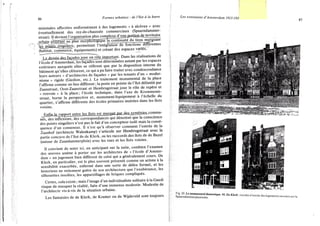 86 Formes urbaines : de l'îlot à la barre
minimales affectées uniformément à des logements « à alcôves » avec
éventuellement des rez-de-chaussée commerciaux (Spaarndammer-
straat). I l devient l'organisation plus complexe d'unejaojlLQJiçte territoire
jjrbain assurant au plan morphologiquTTa continuité du tissu marquant
les__rj^LfliSLsinguliers, permettant l'intégration de fonctions^dïfférentes
(habitat, commerce, équipements) et créant des espaces varies.
Jj>. dessin de_s_façades j o u e u n rôle important. Dans les réalisations de
l'école d'Amsterdam, les façades sont déterminées autant par les espaces
extérieurs auxquels elles se réfèrent que par la disposition interne du
bâtiment qu'elles clôturent, ce qui a pu faire traiter avec condescendance
leurs auteurs « d'architectes de façades » par les tenants d ' u n « moder-
nisme » rigide (Giedion, etc.)- L e traitement monumental de la place
l'affirme comme un lieu différent ; la poste en pointe de l'îlot délimité par
Zaanstraat, Oost-Zaanstraat et Hembrugstraat joue le rôle de repère et
« renvoie » à la place; l'école technique, dans l'axe de Krommenie-
straat, borne la perspective et, monument/équipement à l'échelle du
quartier, s'affirme différente des écoles primaires insérées dans les îlots
voisins.
E n f i r i j e rapport entre les îlots est marqué par desj^miétries c o m m u -
nës, des inflexions, des correspondances qui dénotent que la conscience
des points singuliers n'est pas le fait d'un concepteur isolé mais la consé-
quence d ' u n consensus. I l n'est qu'à observer comment l'entrée de la
Zaanhof (architecte Walenkamp) s'articule sur Hembrugstraat avec la
partie concave de l'îlot de de K l e r k , ou les raccords des îlots de de Bazel
(autour de Zaandammerplein) avec les rues et les îlots voisins.
Il convient de noter i c i , en anticipant sur la suite, combien l'examen
des œuvres amène à porter sur les architectes de « l'école d'Amster-
dam » un jugement bien différent de celui qui a généralement cours. De
K l e r k , en particulier, est le plus souvent présenté comme u n artiste à la
sensibilité exacerbée, enfermé dans une sorte de délire formel, et les
historiens ne retiennent guère de son architecture que l'exubérance, les
silhouettes insolites, les appareillages de briques compliqués.
Certes, cela existe ; mais l'image d'un individualiste solitaire à la Gaudi
risque de masquer la réalité, faite d'une immense modestie. Modestie de
l'architecte vis-à-vis de la situation urbaine.
Les fantaisies de de K l e r k , de Kramer ou de Wijdeveld sont toujours
 