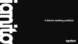 4 Advice seeking predicts
 