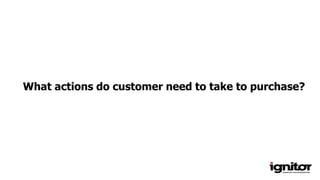 What actions do customer need to take to purchase?
 