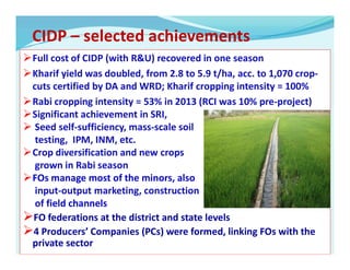 Strategic Options for Food Security: System of Rice Intensification ...